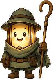 Faro standing with a shepherd staff